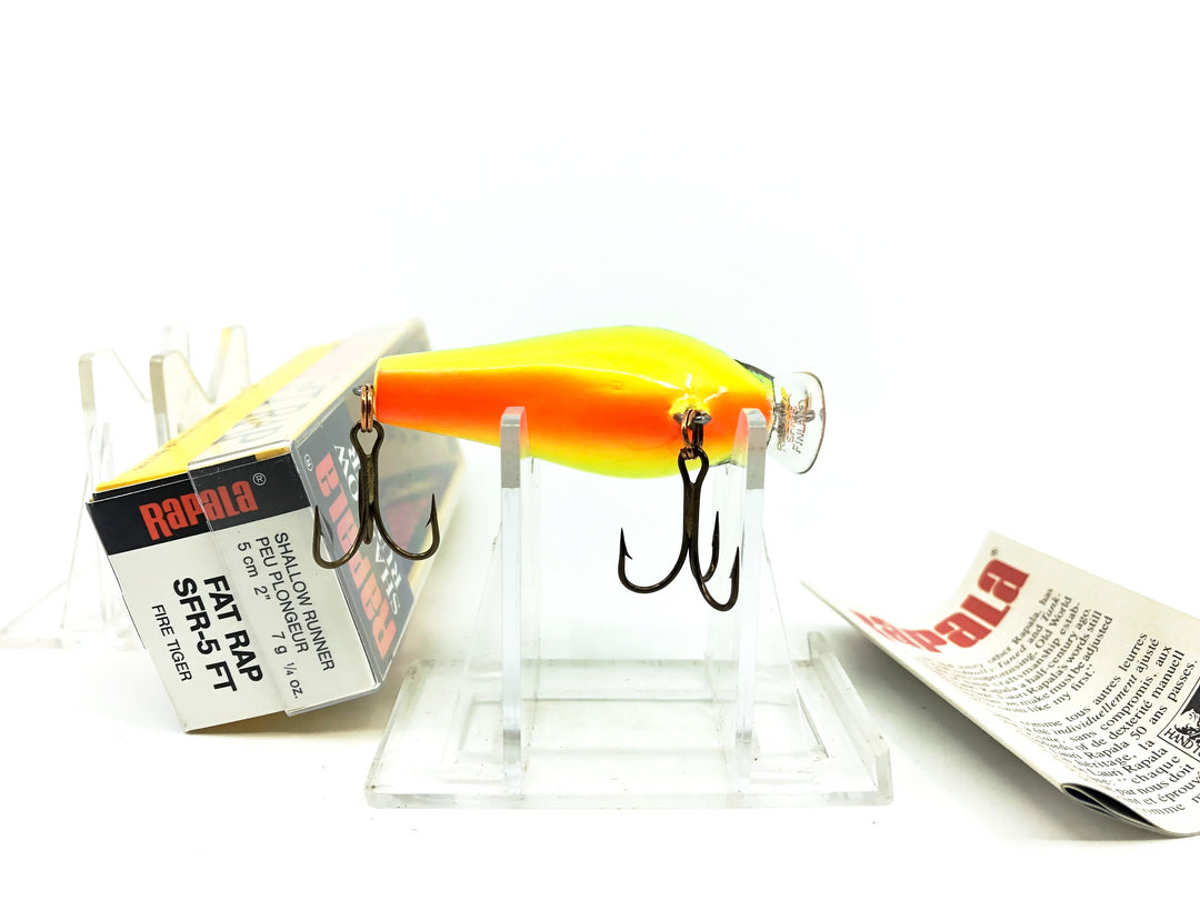 Rapala Shallow Fat Rap SFR-5, FT Fire Tiger Color w/ Box