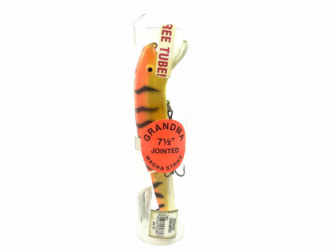 Grandma 7 1/2" Jointed Magna Strike, Orange Tiger Color w/Tub