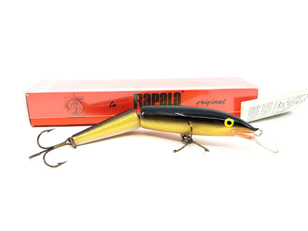 Rapala Jointed Minnow J-13, G Gold Color with Box