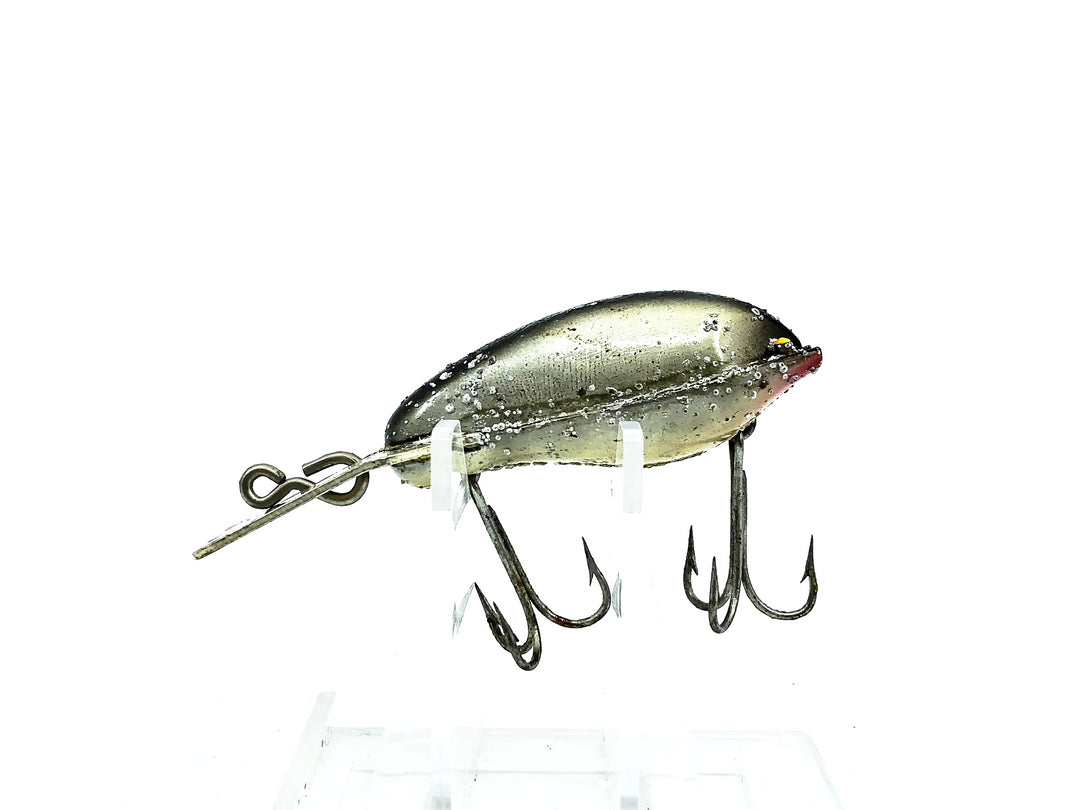 Arbogast Mud Bug, Silver/Black Back Color