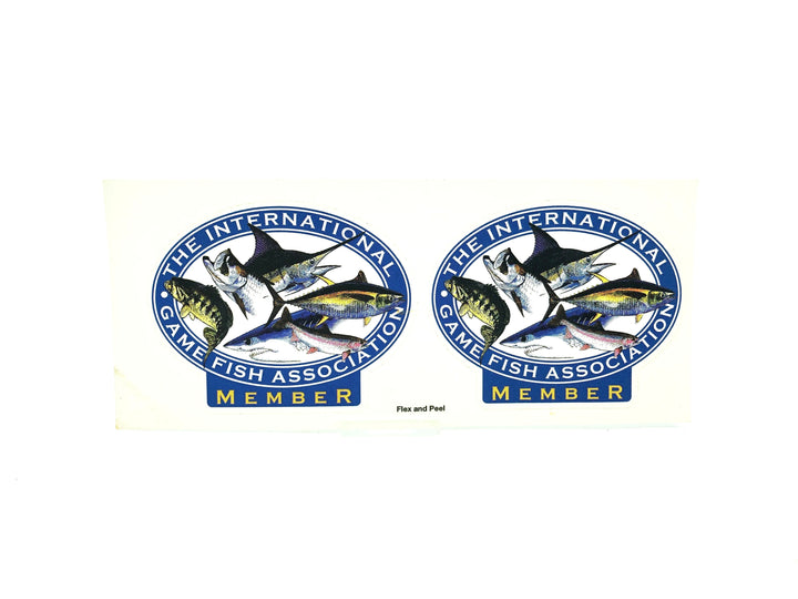 International Game Fish Association Sticker - Set of 2