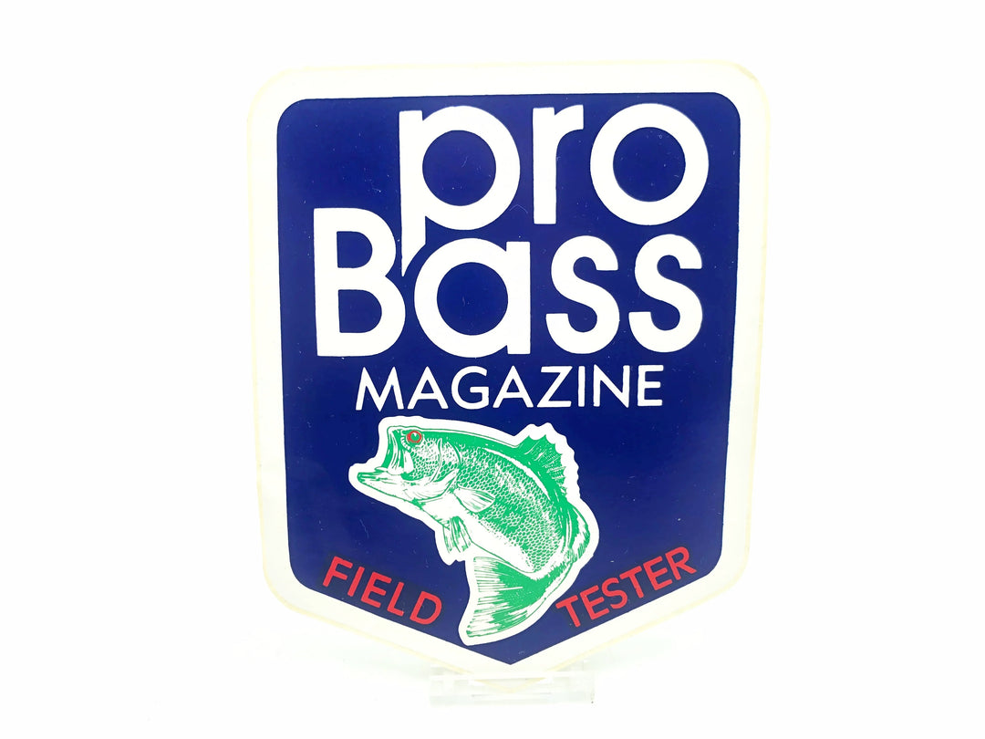 Pro Bass Magazine Field Tester Vintage Sticker