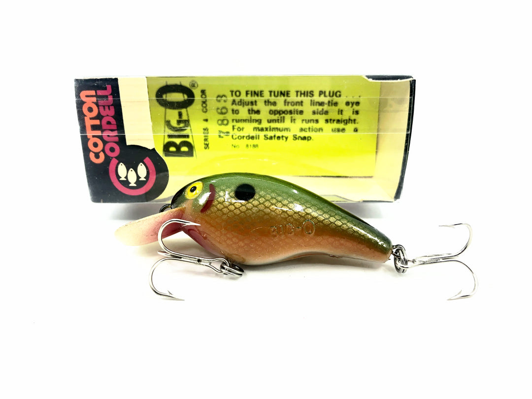 Cotton Cordell 7800 Big-O, #63 Green Sunfish Color w/Box