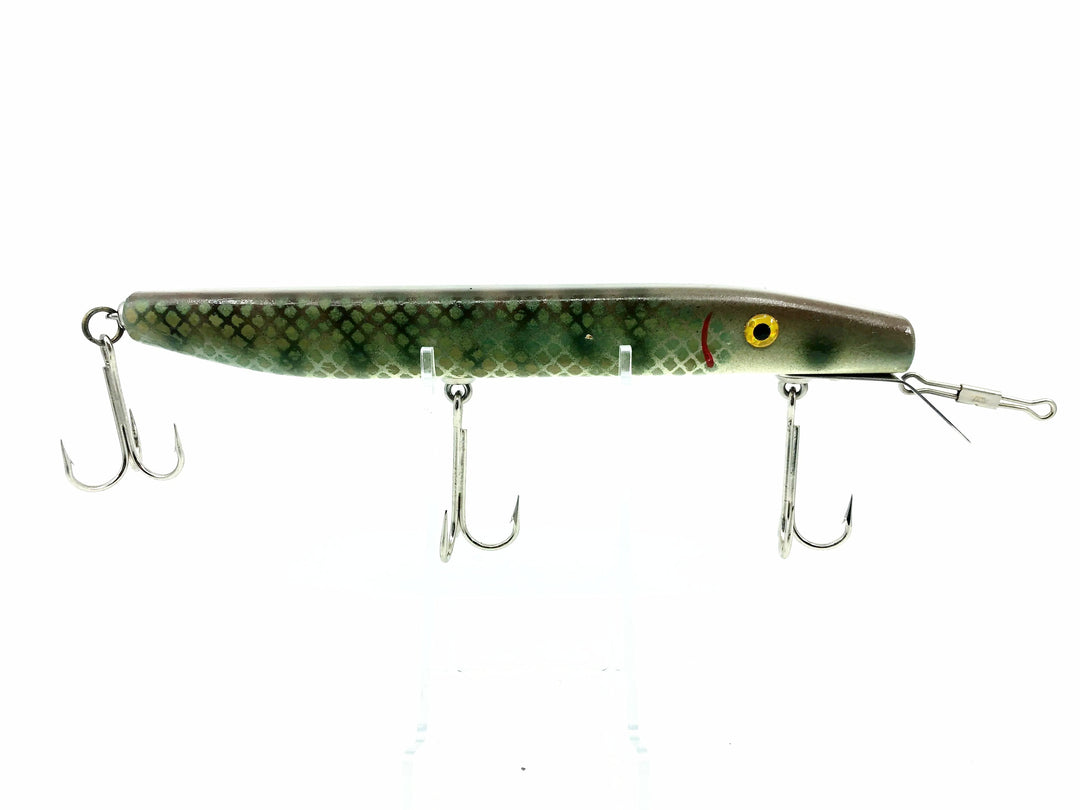 Alzbaits Straight Pikie Musky Lure, Musky Scale Finish Color