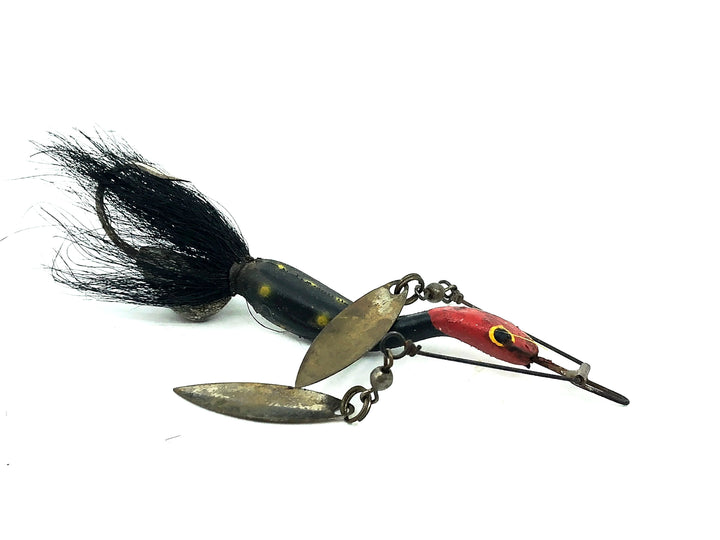 Weber Weedless Webaduck, Red Head/Black & Yellow Spots Color