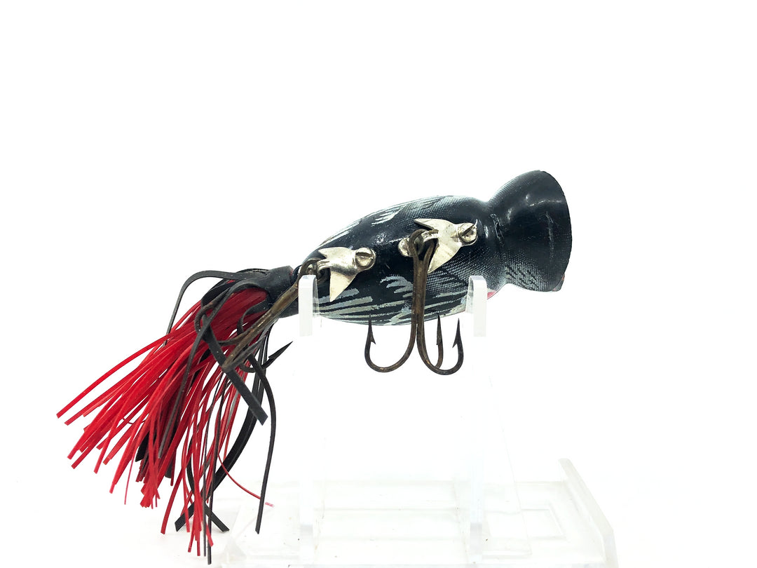 Arbogast Hula Popper 3/8oz, Seein's Believin Red Wing Blackbird Color