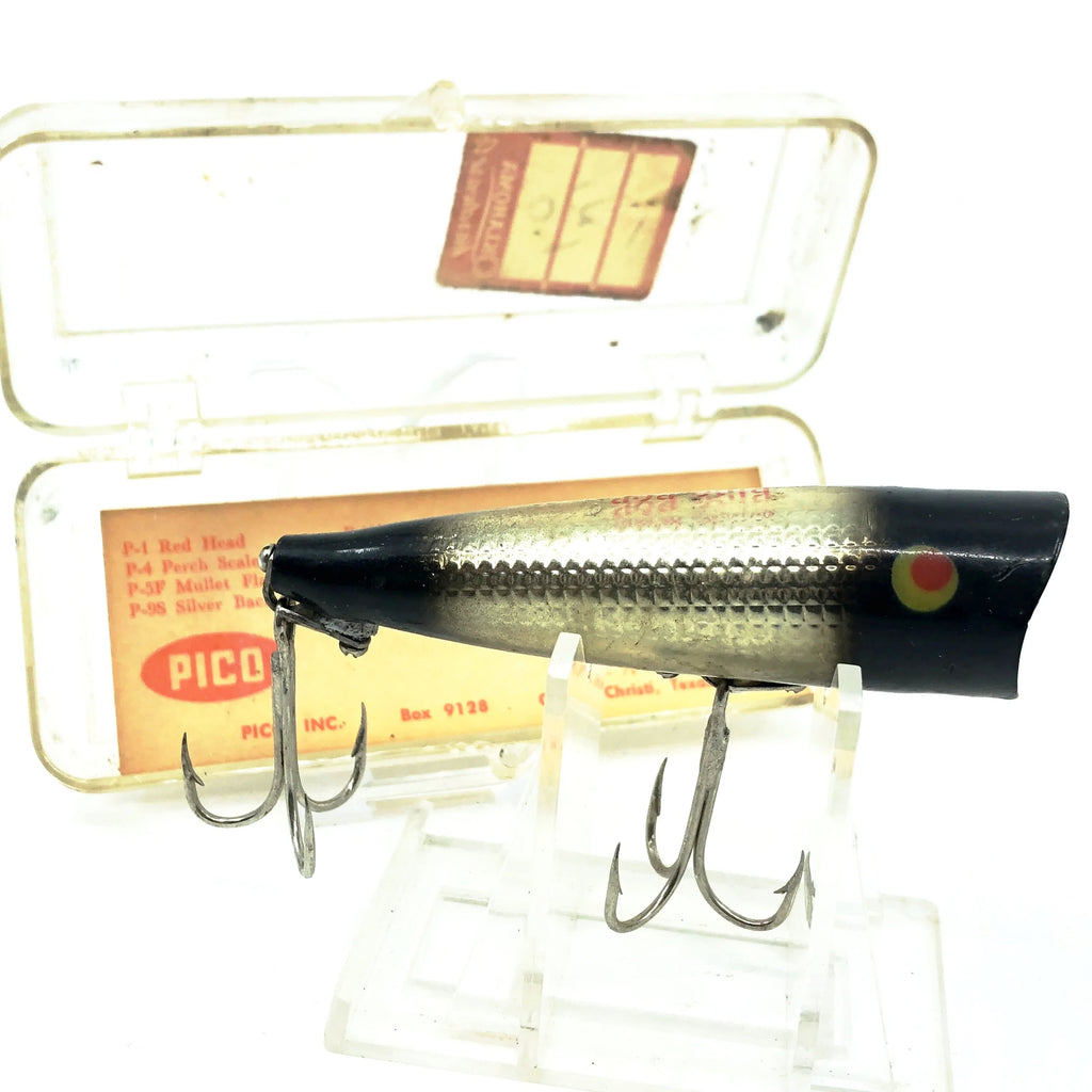 Vintage Pico Lil Pop (L10F) Black Silver Flash Reflector W/BOX