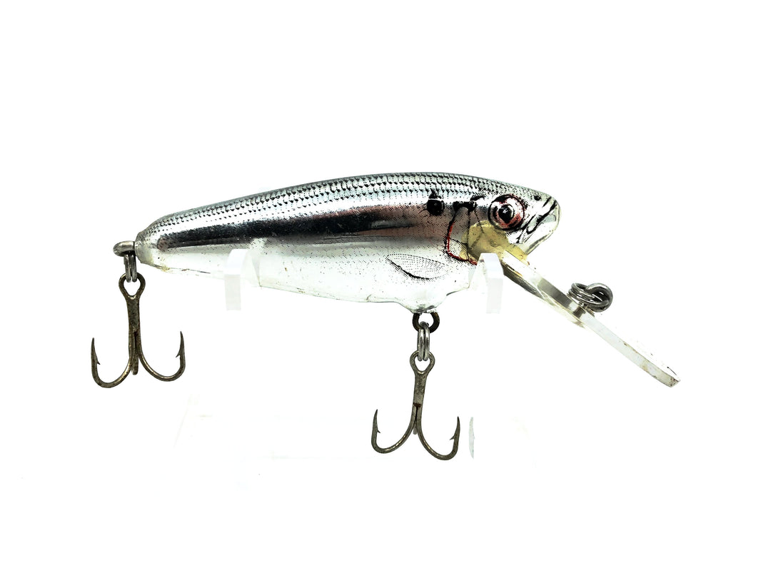 Bagley Small 4DDSF2 Small Fry Shad, BS Black on Silver Foil Color