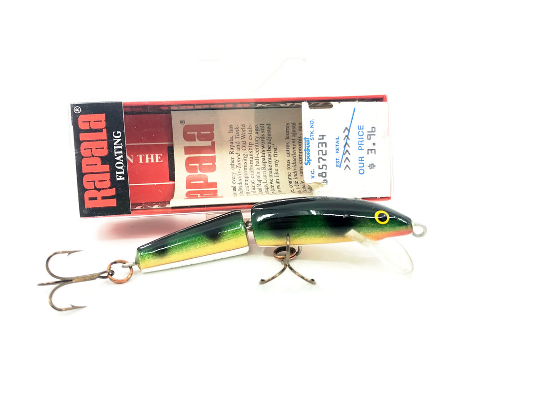 Rapala Jointed Floating Minnow J-9, P Perch Color w/Box