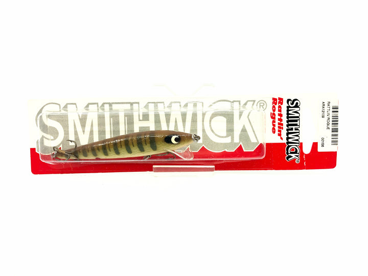 Smithwick Rattlin' Rogue Jr., Tiger Minnow #109 Color on Card