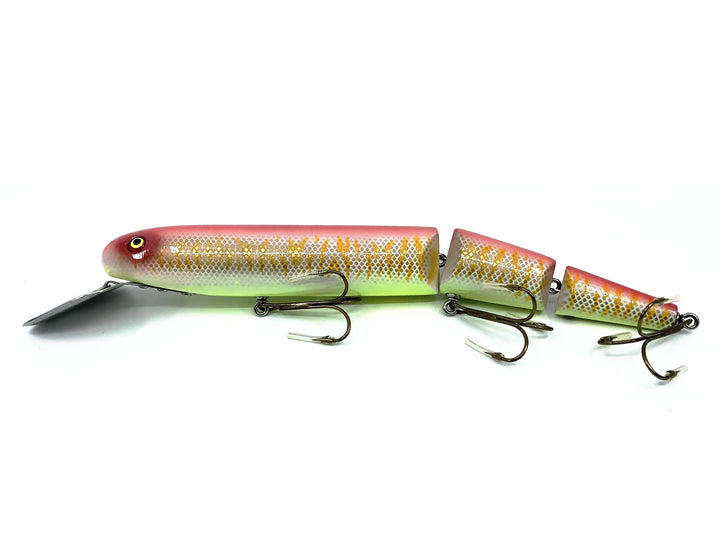 Chautauqua Warpath 12" Musky Lure, Orange Flame Color