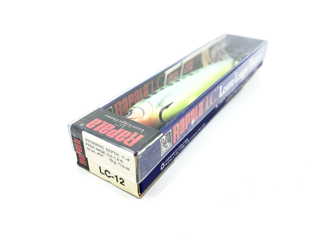 Rapala Long Casting LC-12, HCH Hot Chartreuse Color with Box