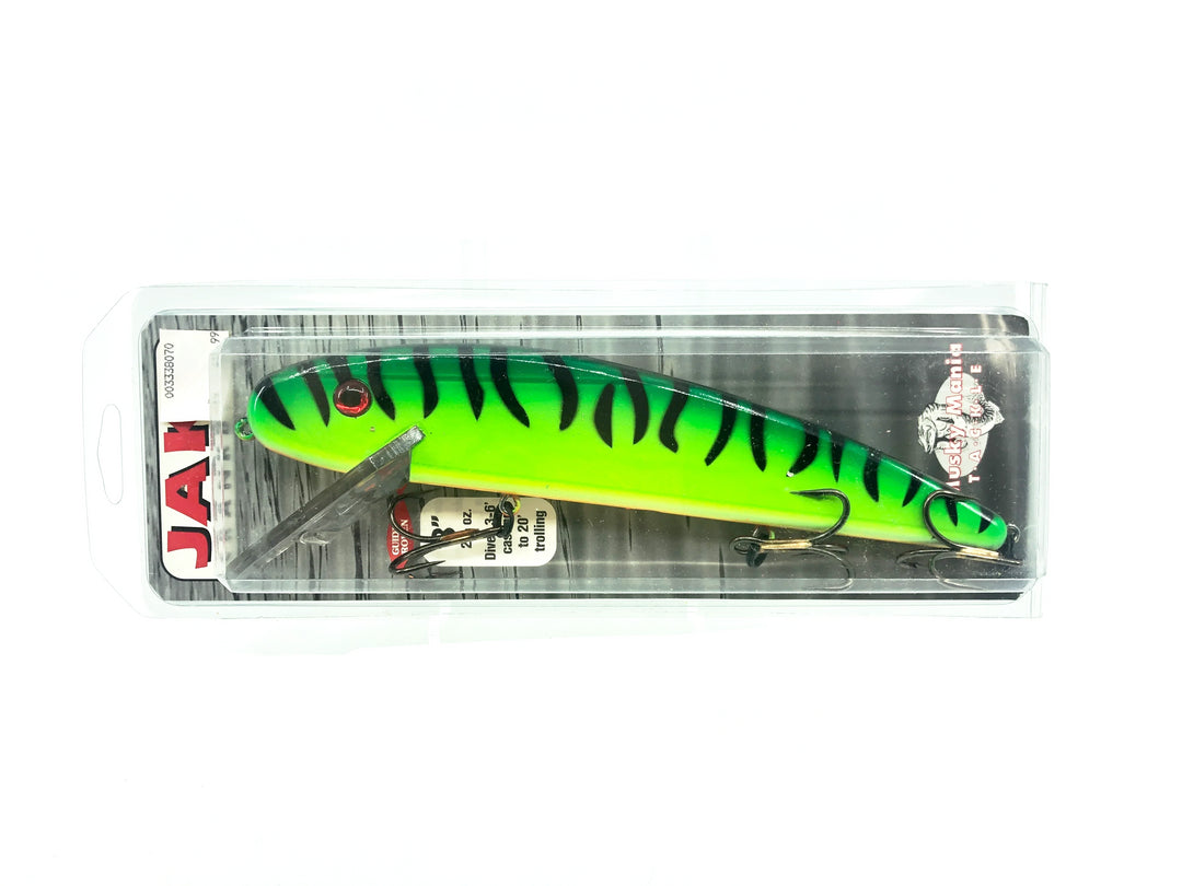 Jake 8" Musky Bait, Firetiger Color New on Card