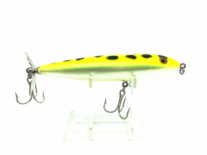 Arbogast Phred's Shadeaux Topwater, Frog/White Belly Color