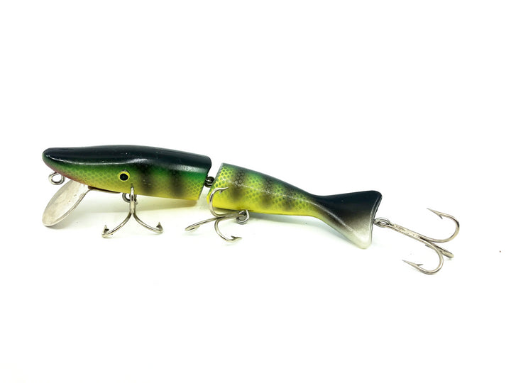 Radtke Pike Minnow, Green/Black Back & Bars Color