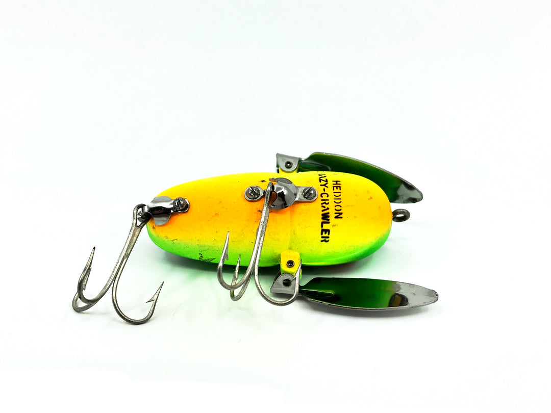 Heddon Crazy Crawler, GRA Fluorescent Green Crawdad Color