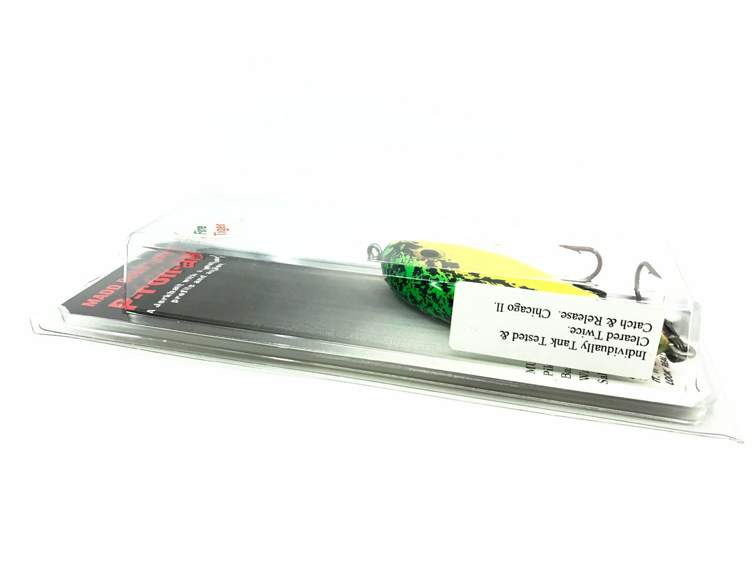 Madd Dogg Lures P-ron-aH Small Size, Fire Tiger Color on Card