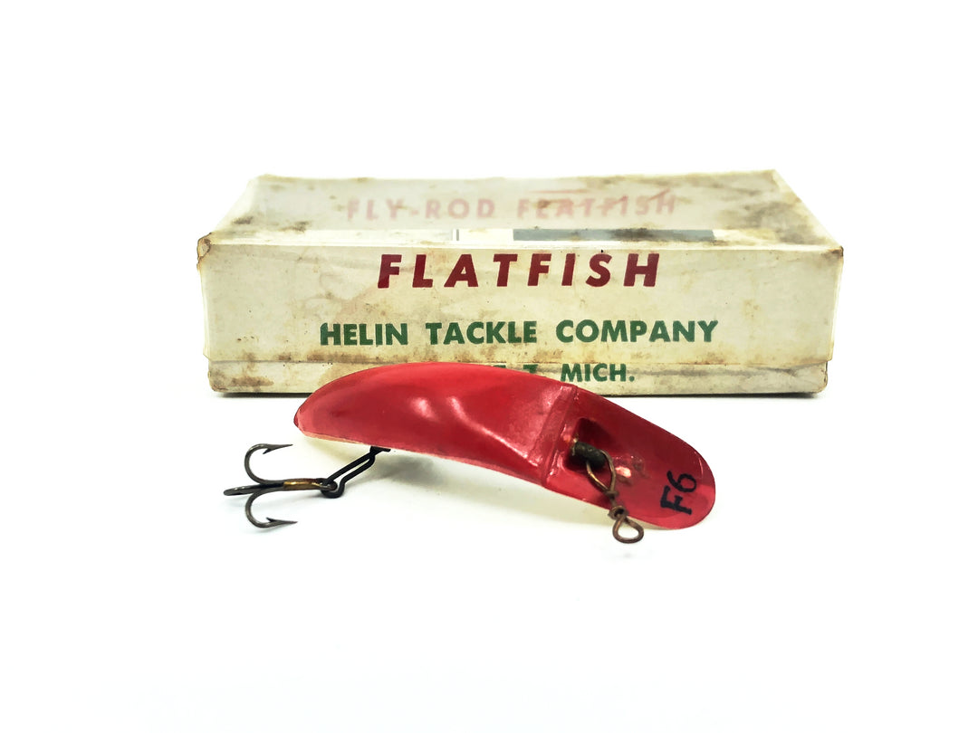 Helin Flatfish F6, WR White/Red Color in Box