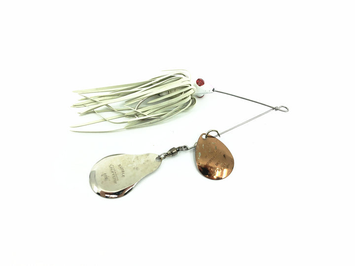 Bumble Bee Bait Co. Pro Model Chopper Bee Spinner, White Jig/Skirt Color