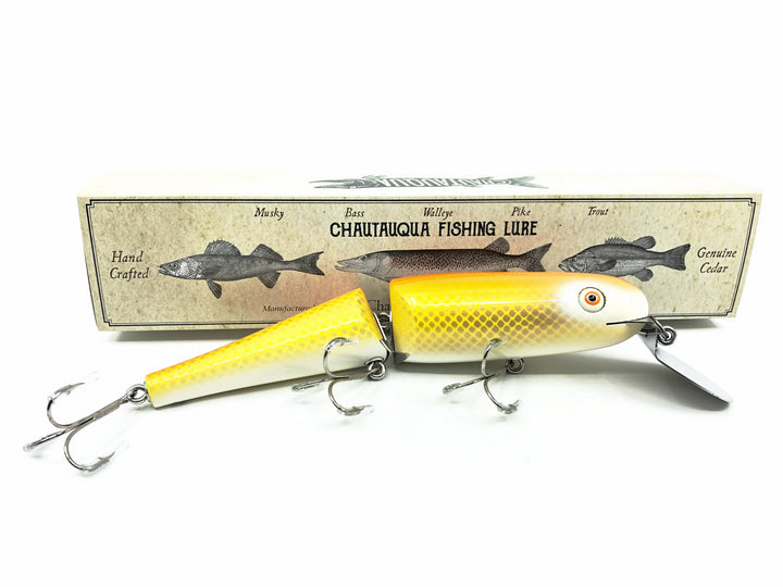 Jointed Chautauqua 8" Minnow w/Chafe Guard, Golden Shiner Color