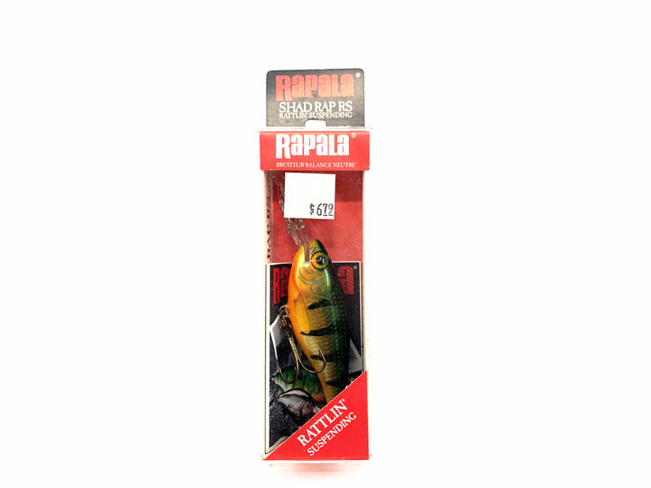 Rapala Shad Rap Rattlin RS SRRS-7, P Perch Color with Box