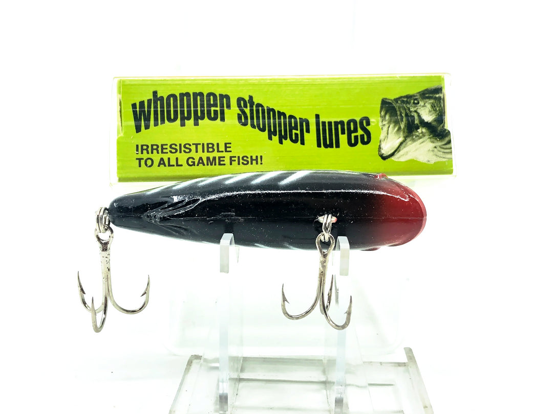 Whopper Stopper Throbber 1810, Black Shore Minnow Color with Box