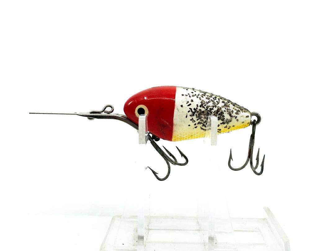 Heddon Deep-6, RHF Red Head/Silver Flitter Color