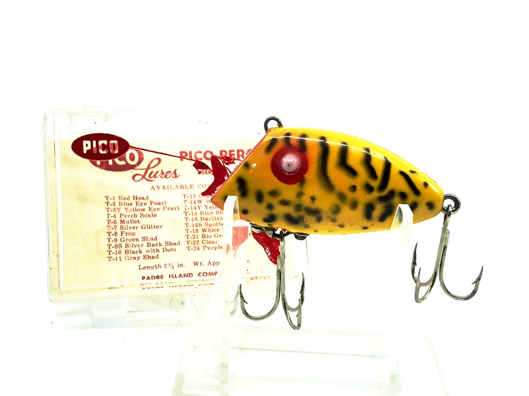 PICO Perch, Yellow Coachdog Color with Box