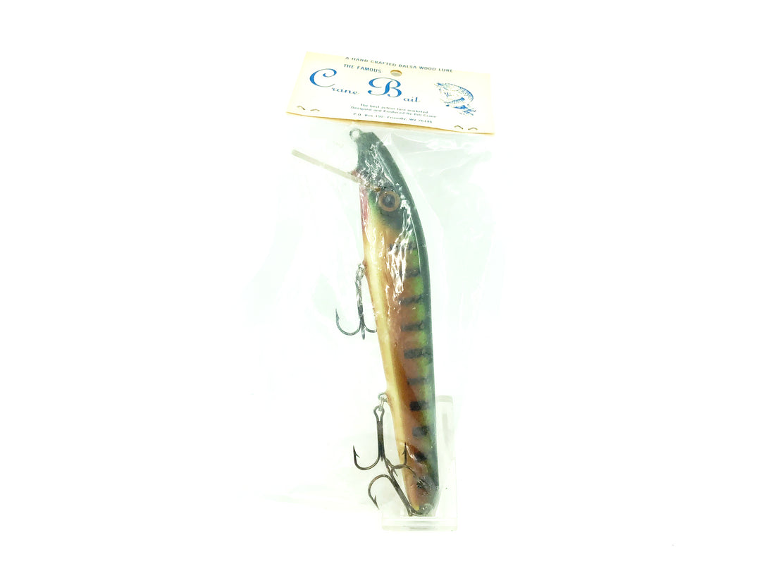 Crane 208 Musky Lure, Green Perch Color New in Bag