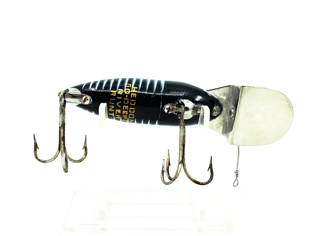 Heddon Go-Deeper River Runt Spook D9010, XBW Black Shore Color