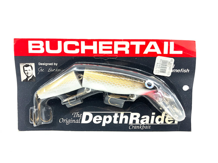 Joe Bucher Tackle Co. Buchertail Jointed Depth Raider 8", Sucker Color New on Card