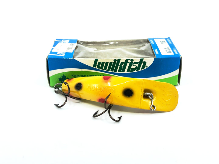 Kwikfish K11 YE Yellow/Red Black Spots Color in Box New Old Stock