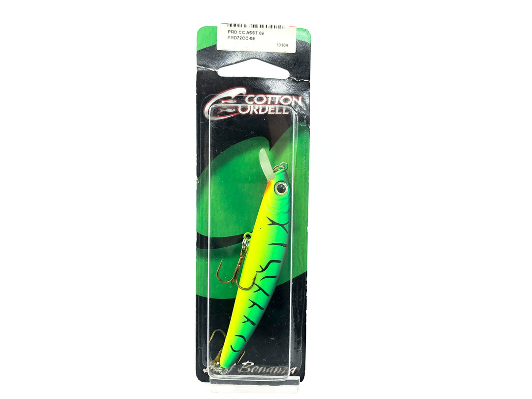 Cotton Cordell 3" Minnow, Firetiger Color on Card