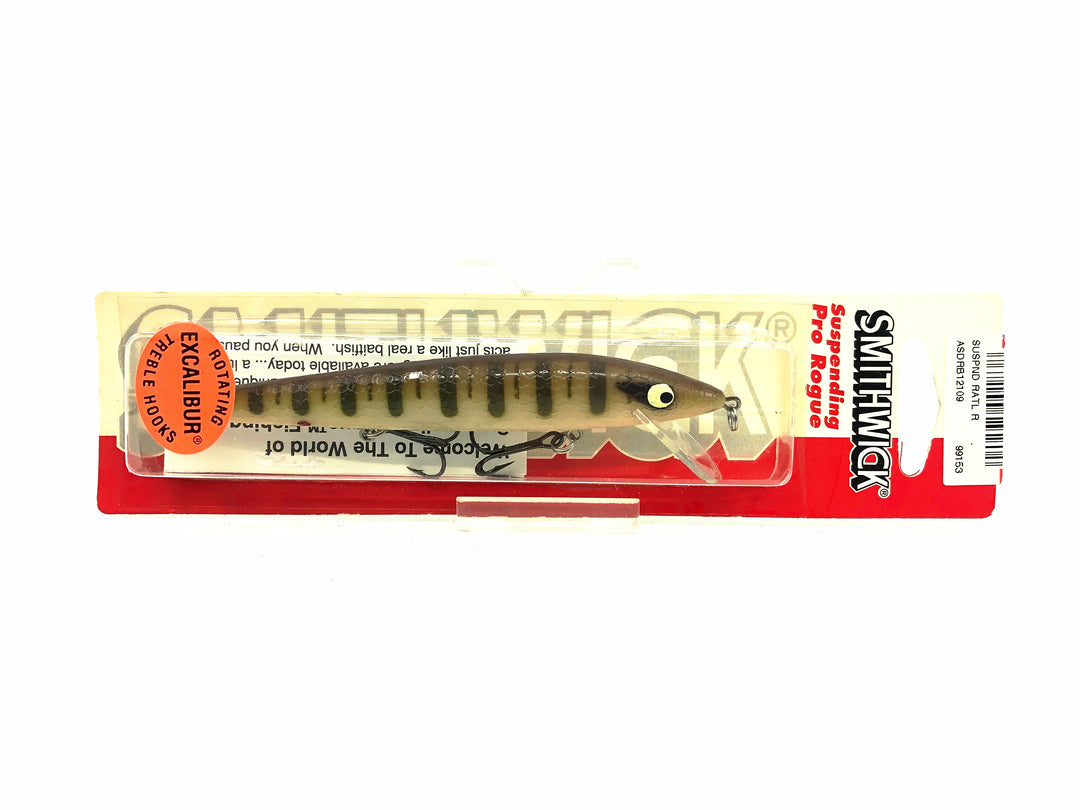 Smithwick Suspending Rattlin' Rogue, Tiger Minnow #109 Color New on Card