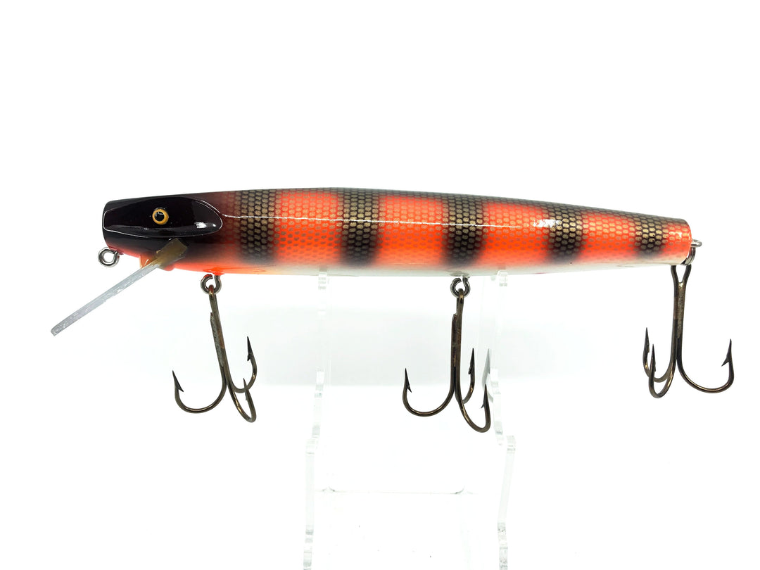 Wiley 9" Musky King Straight Lure, Orange Perch Color