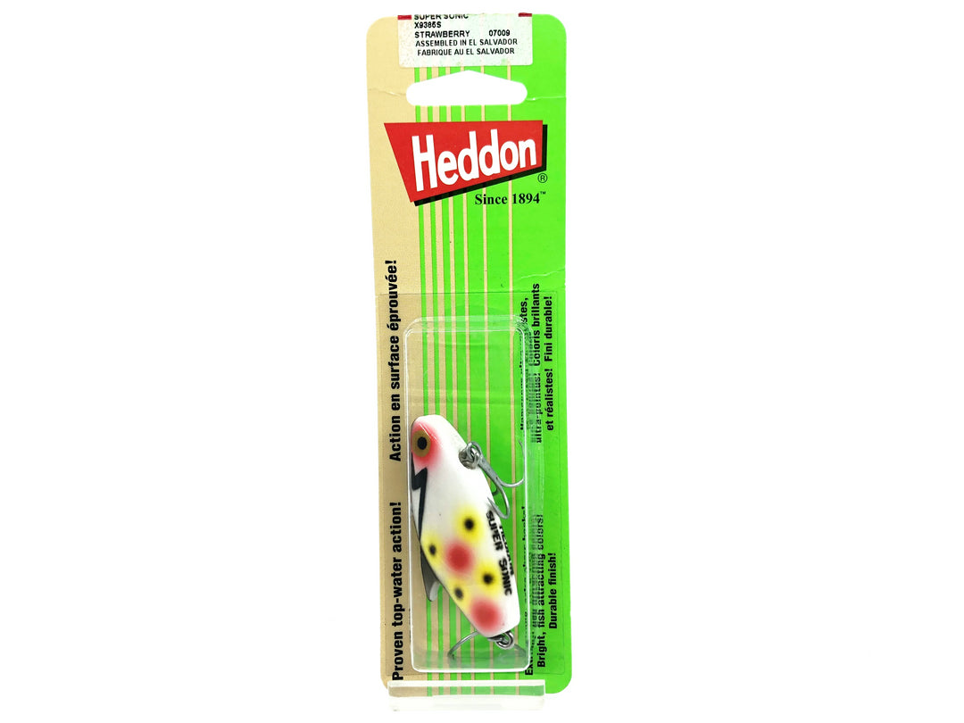 Heddon Super Sonic, S Strawberry Color on Card Limited Edition