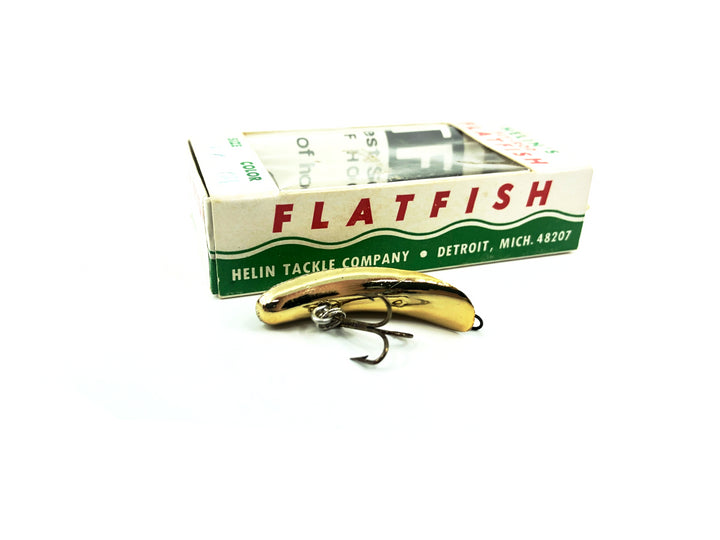 Helin Flatfish F4, GPL Gold Plated Color in Box