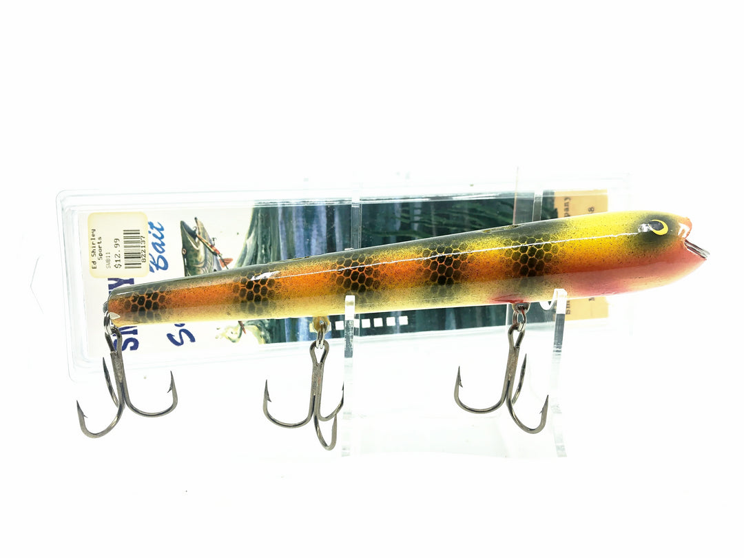 Smity Bait Large Jerk, Perch Color on Card