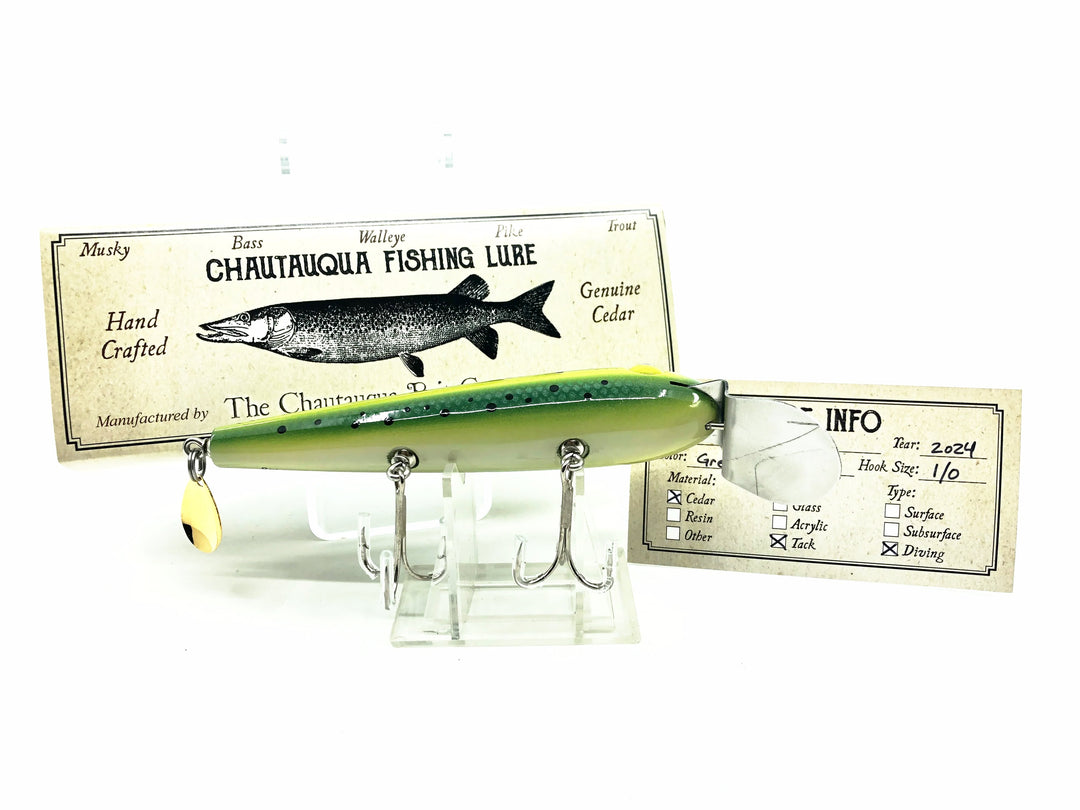 Chautauqua Diving Flaptail, Green Trout Color