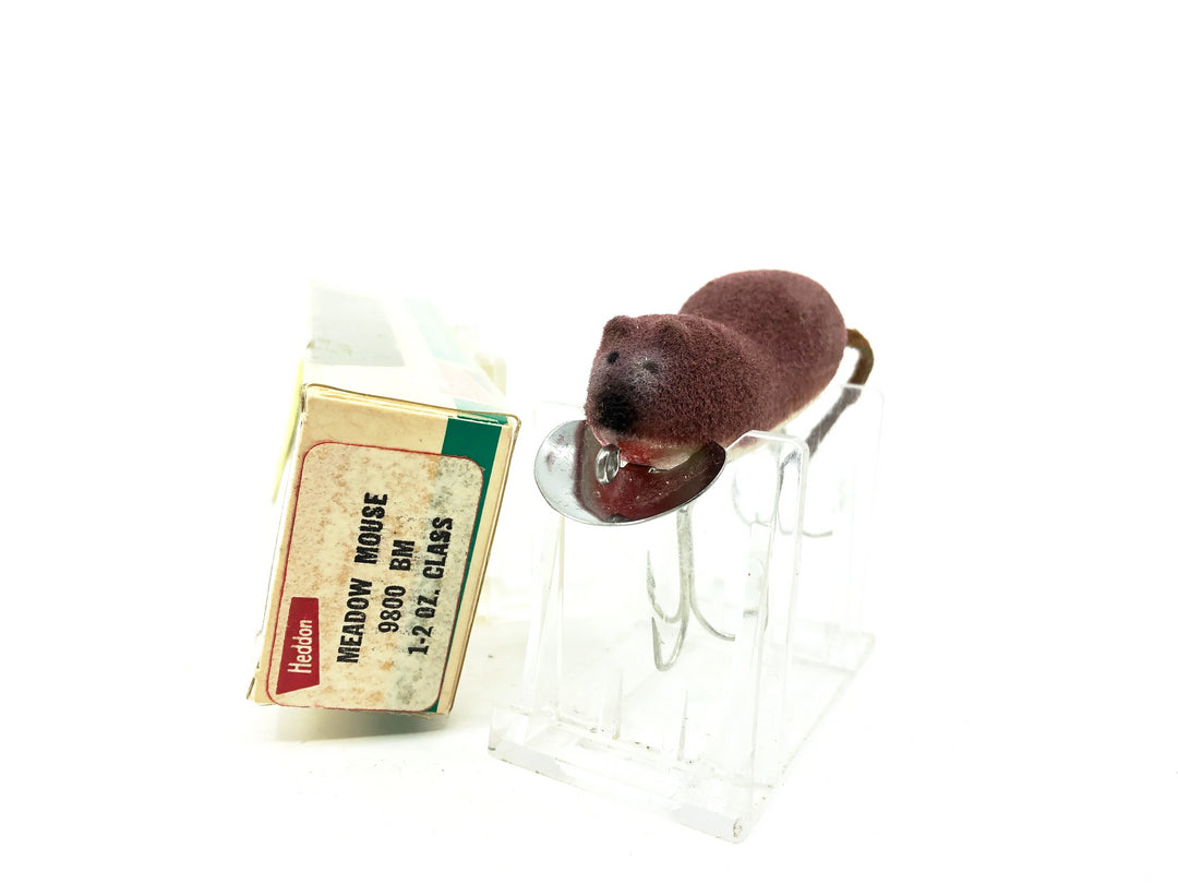 Heddon Meadow Mouse with Box 9800, BM Brown Mouse Color on Card