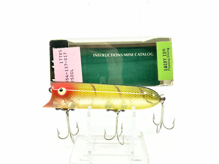 Heddon Lucky 13, L Perch Color w/Box