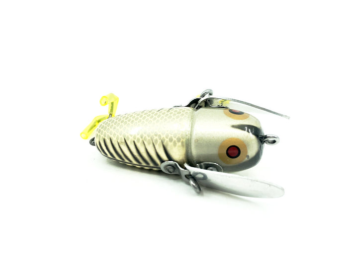 Heddon Wooden Crazy Crawler XRS Silver Shore Minnow Color 2120