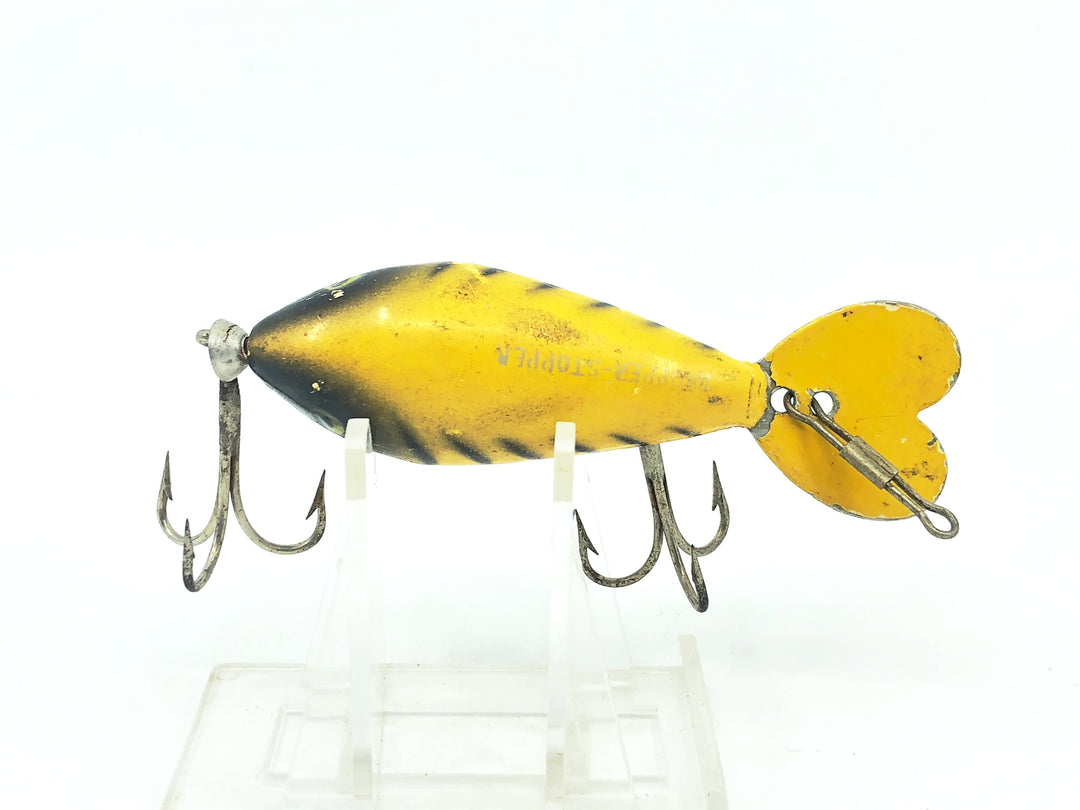 Whopper Stopper Back Runner, Yellow Shore Minnow Color