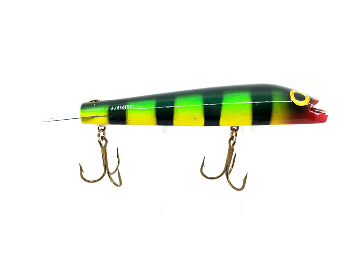 Bobbie 6 1/2" Weighted Jerk Bait, Perch Color