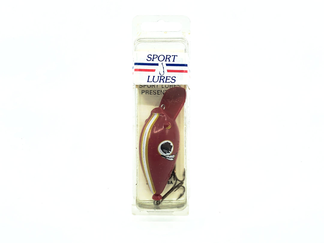 Arbogast Pug-Nose Sport Lures, Washington Redskins Color with Box