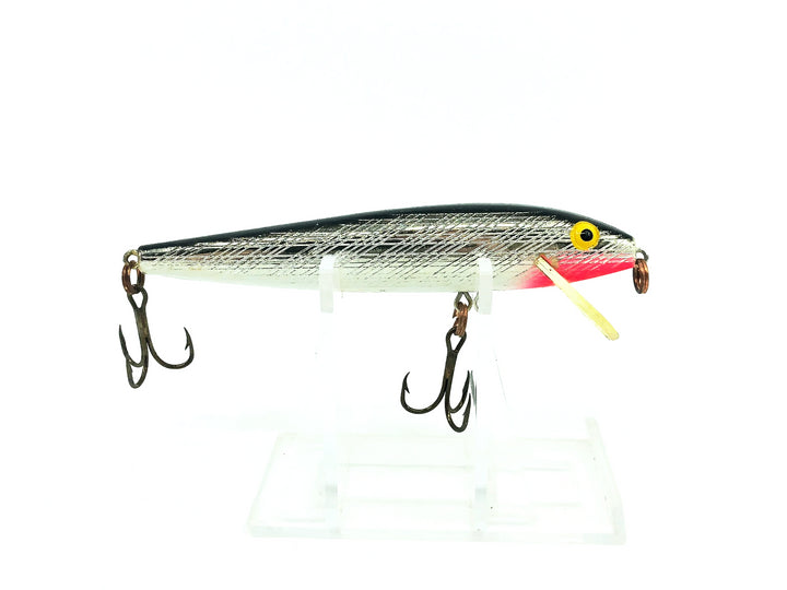 Rebel Floating Minnow F10, #01 Silver/Black Back Color