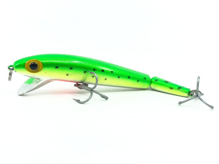 Storm Jointed Thunder Stick JBJ, #122 Metallic Hot Green Specks Color