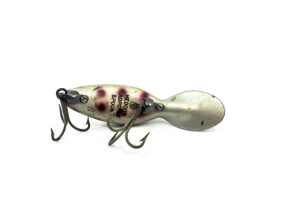 Heddon Tadpolly, SRB Silver Body/Red & Black Spots Color