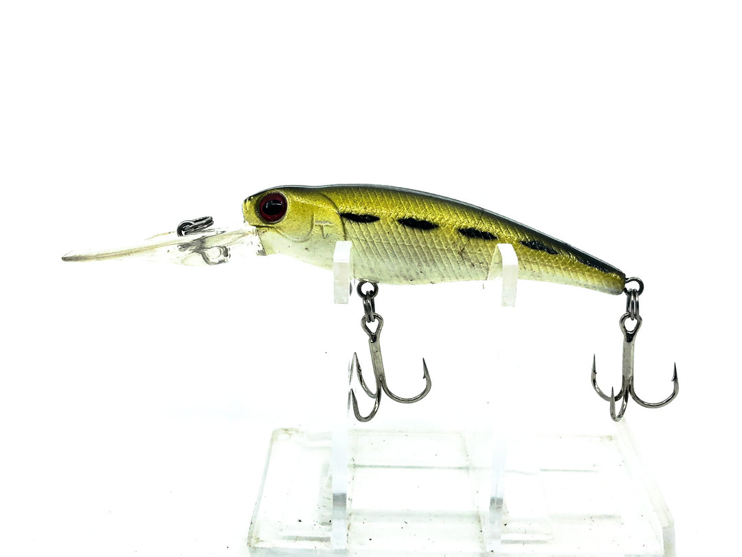 Medium Suspending Crankbait, Green/Black Dash Color