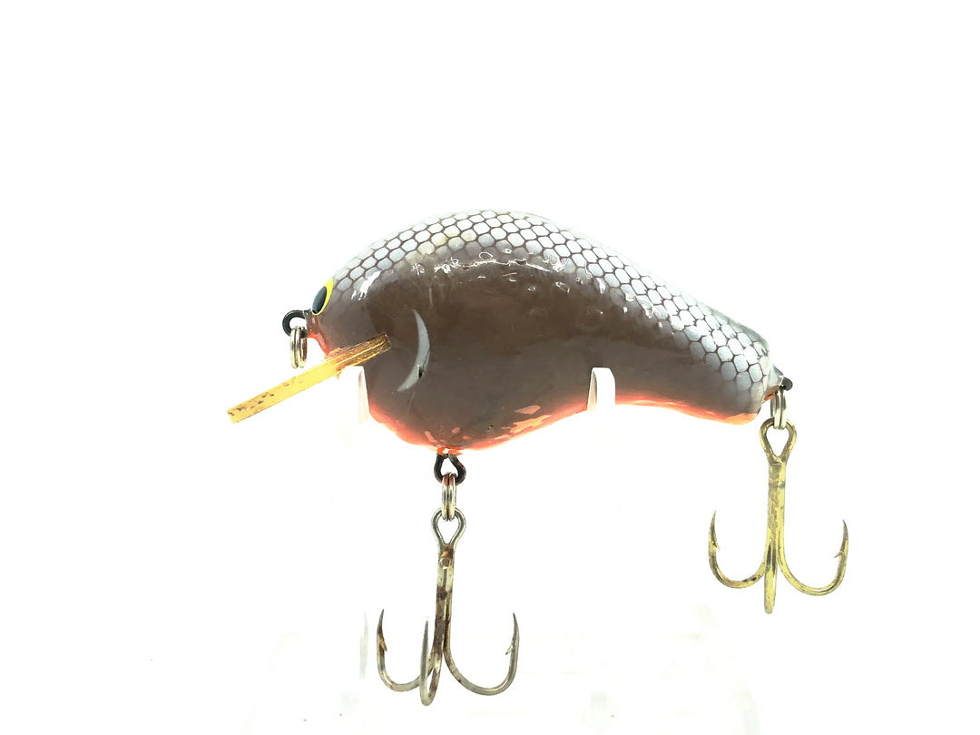 Bagley Balsa BB2, 0BR Black on Brown Color Vintage Bait